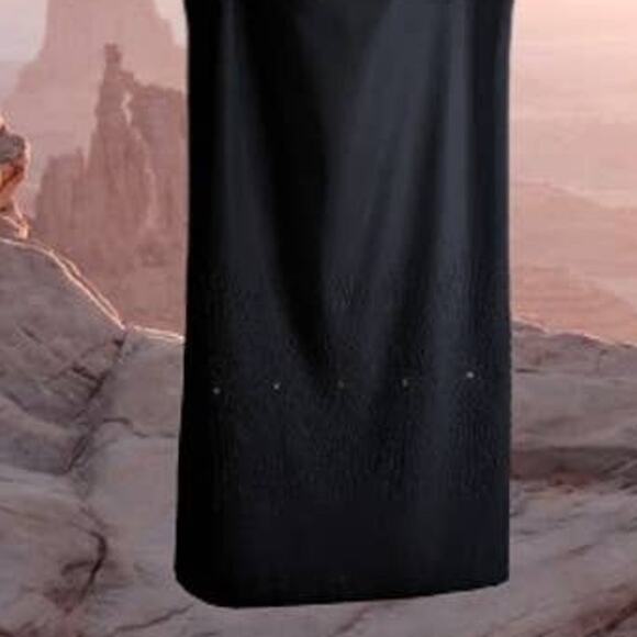 CDC 12 Vintage Evening dress, sleeveless, black, sequins, dress. Party Cocktails - Picture 2 of 2